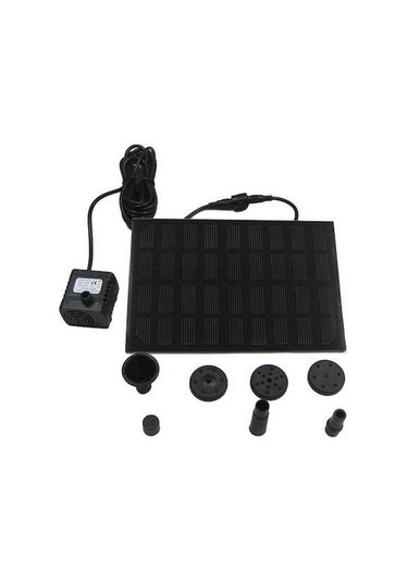 Tongxida 4 Farklı Burnu Güneş Enerjili Fıskiye Pompa - Bahçe, Kuş Havuzu, Akvaryum İçin Su Döngüsü Ve Oksijen Sağlama