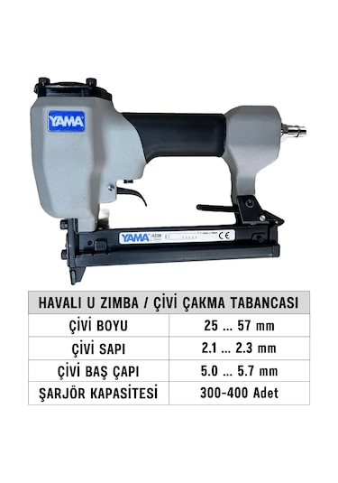 Yama YAT-425K Havalı U Zımba / Çivi Çakma Tabancası
