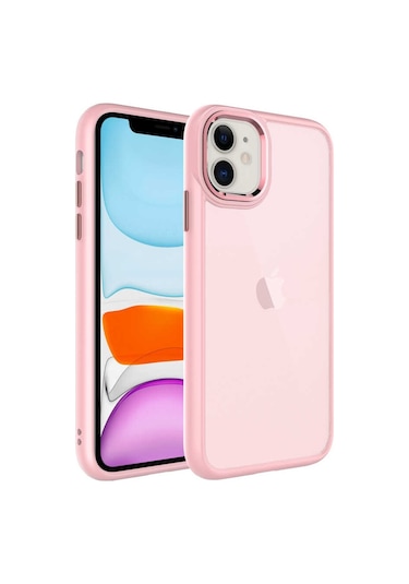 iPhone Uyumlu 11 Kilif Zore May Arka Yüzey Buzlu Kilif 563339287