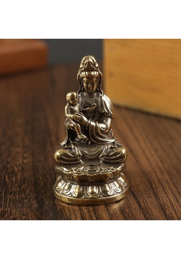 Suntek Magideal Oturma Odası İçin Dini Pirinç Budizmi Tutan