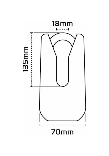 Oxford Motosiklet Monster Disk Kilidi 11mm Of32m