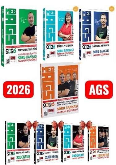 2026 Ags Soru Bankası Seti Ve Ags Deneme Seti 8'li
