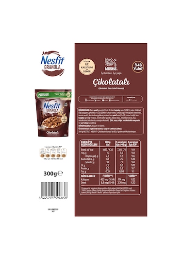 Nesfit Granola 300gr Çikolata X 2