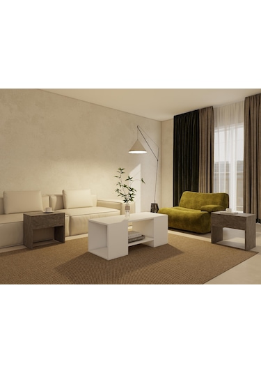 Lupo Orta Sehpa Hanoi-beyaz Beyaz