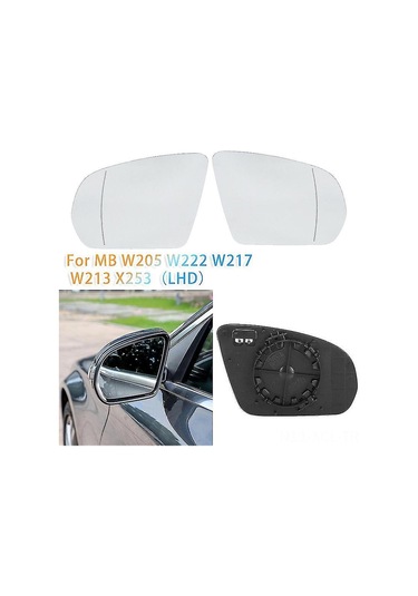 Konesam Mercedes Benz C/e/s/glc/cls/glb Sol Taraflı Isıtmalı Geniş Açı Gerçek Cam Retrovizör 2013-2021