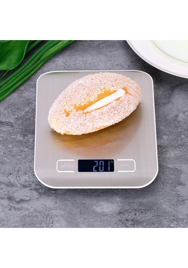 Novahub 5kg Hassas Mutfak Terazisi - Çok Fonksiyonlu Mini Elektronik Tartı G, Lb, Oz, Ml Beyaz, Pratik Aksesuarlar İle Beyaz