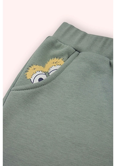 Panço Yeşil Erkek Çocuk Eşofman Altı 2511bb01003 Yeşil