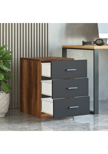 Robin Home Verona C Ofis 3 Lü Keson Barok- Gri
