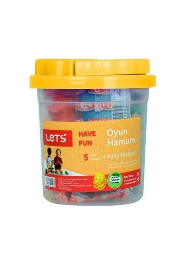 Let's Oyun Hamuru 100 Gr.5 Renk +kalıp L8100