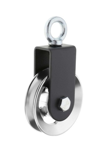 Strade Store Alüminyum Alaşım Rulman Fitness Kasnak Tekerlek Kablosu Gym Ekipmanları Siyah Gri 480557 Siyah