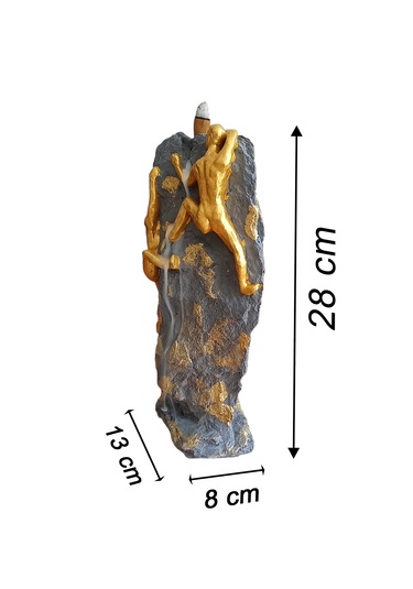 Dağcı Tırmanan Adamlar Biblosu Geri Akış Tütsülük Gold