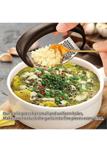 Sarımsak Presi Paslanmaz Çelik Sarımsak Presi Salıncaklı, Ev Tipi Çok Renkli
