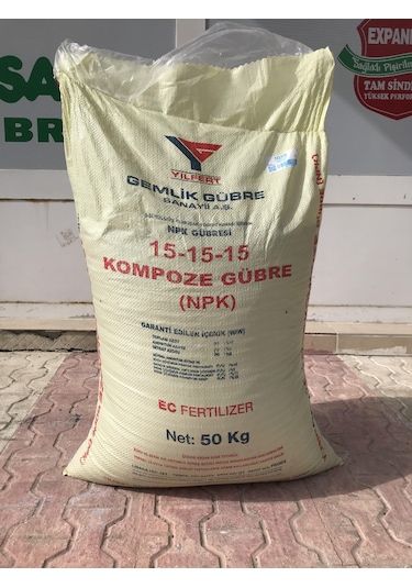 15.15.15 Npk Taban Süper Kompoze Gübresi (3X15) - 10 KG
