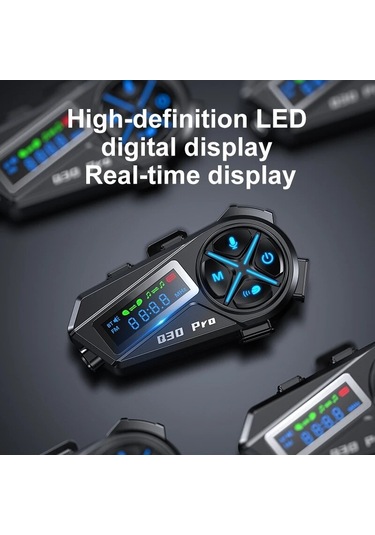 Kask Bluetooth 5.4 Kulaklık El Feneri Aydınlatma Led İle 500m Ara Bağlantı 2 İn 1