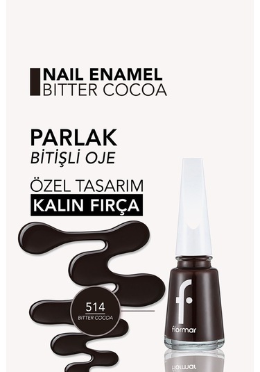 Flormar Nail Enamel Parlak Bitişli Oje 514