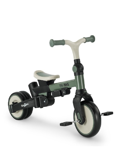 Baby2go Go Bike 6 İn 1 Üç Tekerli Katlanabilir Bisiklet Yeşil Yeşil