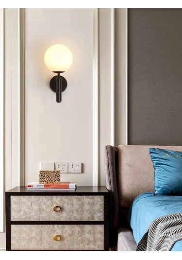 Yonlux Bra E27 Duvar Lambası, Siyah 463357345 Siyah