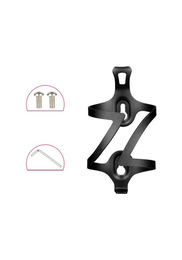 Siyah 155 85 80mm Su Şişesi Kafesi Aksesuarları Bisiklet İçecek Bardak Tutucu Siyah