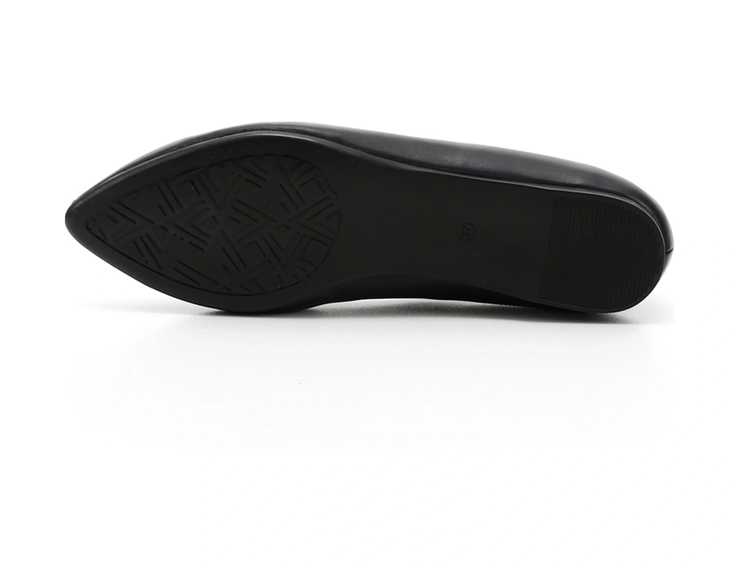 Gönderi R Kadın Lacivert Antik Sivri Burun Düz Taban Hakiki Deri Babet Ddza61313389 Lacivert