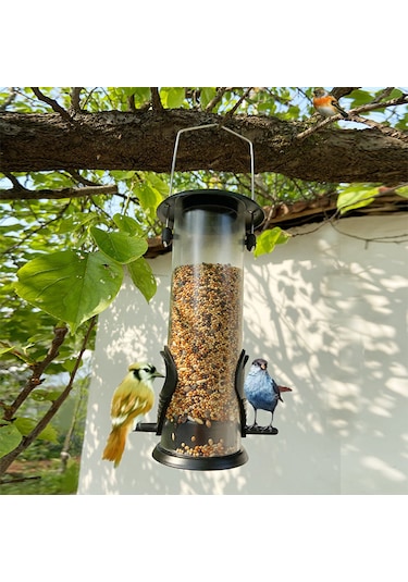 Geeroyoo 420ml Pvc Asılı Otomatik Kuş Besleyici - Rahat Kuş Yeme Çözümü