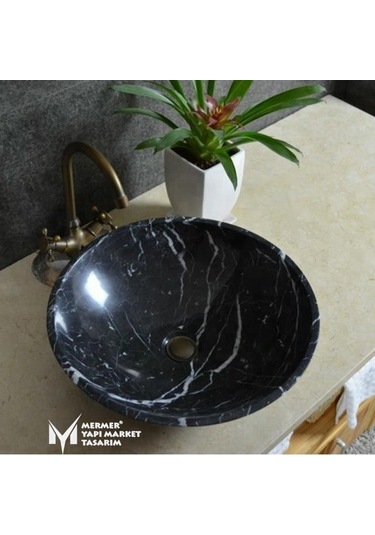 Toros Siyah Çanak Lavabo
