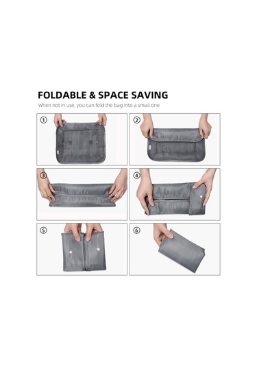 Suofeng Seyahat Saklama Çantası Yedi Parçalı Set Seyahat Kalınlaştırılmış Bavul Giyim Sınıflandırma Saklama Çantası 7 Parçalı Set Üretici Gri Aşağıdaki Gibi Hom-sf Gri