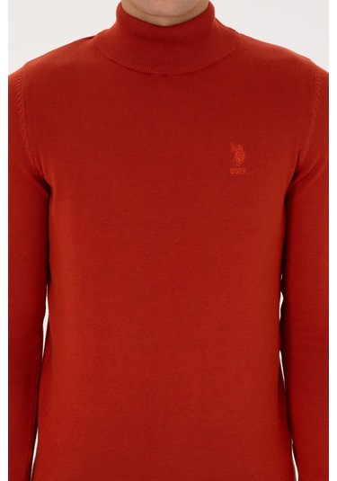 U.s. Polo Assn. Erkek Kiremit Kazak /triko 50307783-vr031 Kiremit
