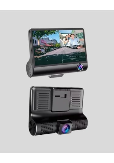 Araç Kamerası 3 Lü Full Hd Dvr 1080p Gece Görüşlü Ve G-sensörlü