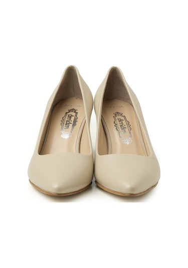 Topuklu/ Stiletto Kadın Rc-4005 Deriden Krem Null Krem