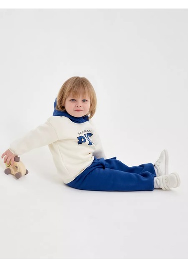 Sima-lend & Kroska A Kapüşonlu Bebek Sweatsh 219088400 Sütlü