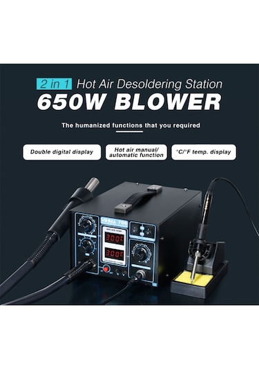 Yihua 706 Isı Ayarlı Sıcak Hava Üfleme Lehimleme Havya İstasyonu (477348297)