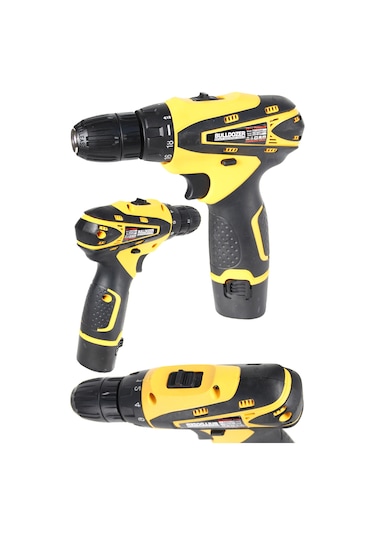 Bulldozer Çift Akülü 24 Setli Şarjlı Vidalama Taşıma Çantalı