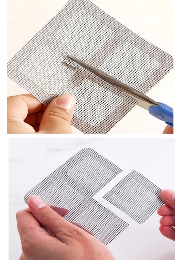 10 Adet Yapışkanlı Kesilerek Kullanılabilir Yırtık Kapı-pencere S