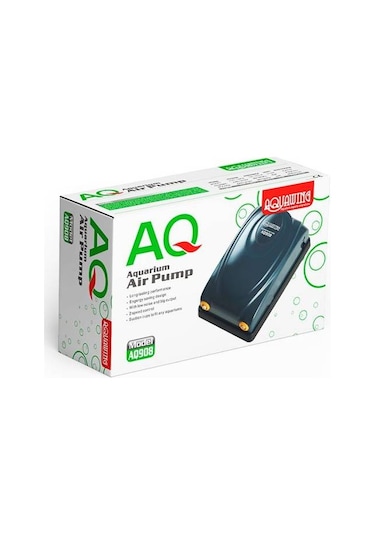 Aquawing 908 Çift Çıkışlı Akvaryum Hava Motoru 5w - 2x4 Litre Min