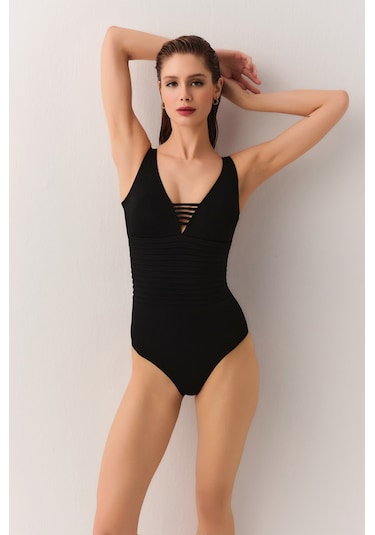 Suwen Nervürlü Mayo Sbn25997012 Siyah