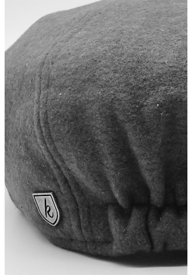 Şapka Kışlık Füme Yün Spor Erkek Kasket