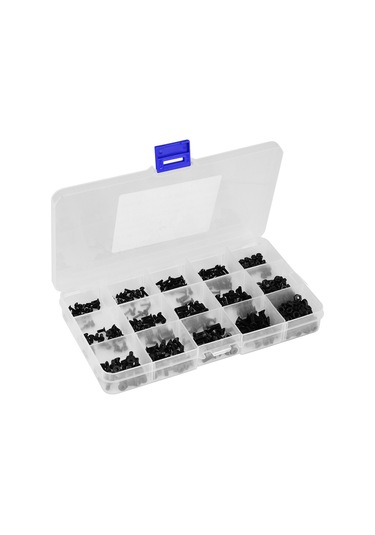 480 Adet Siyah Altıgen Vida Seti Kaiyi Standart