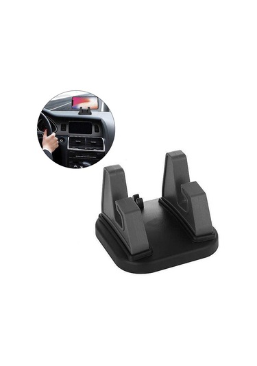 Araba Cep Telefonu Tutucu Siyah İçin 360 Derece Dönebilen Evrensel Mobil Gps Tutucu