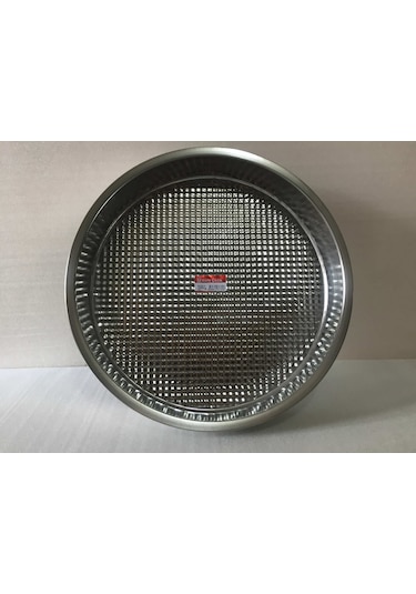 Çiğ Köfte Tepsisi - 4 Numara - Çelik Leğen Motifli - 47 CM