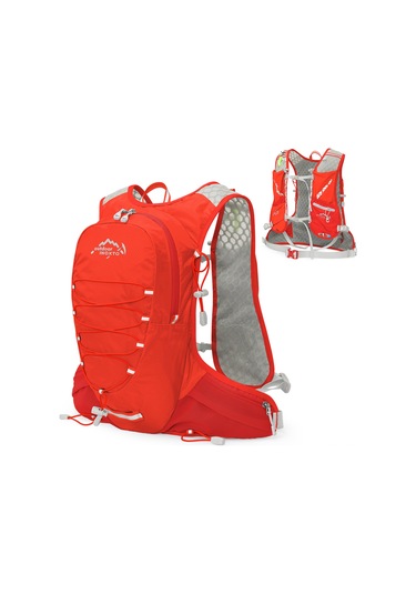 Jeehugo Kırmızı 12l Outdoor Spor Sırt Çantası - Dağcılık, Koşu, Bisiklet İçin Poliester-nilon Malzeme Kırmızı