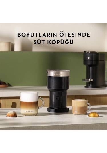 Aeroccino XL 500 W Süt Köpürtücü Siyah