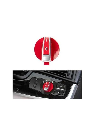 Novahub Bmw 5 Serisi 2010-2017 Far Anahtarı, Sol Kırmızı Düğme