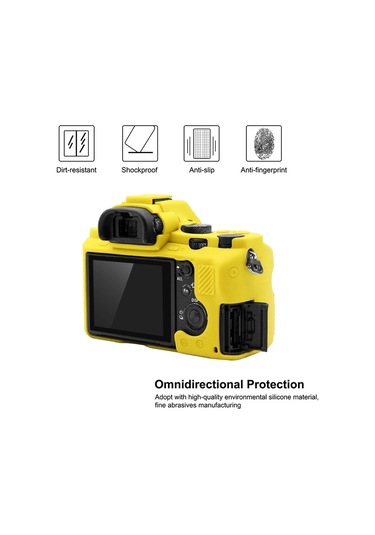 Sony Ilce-7mıı / 7smıı / 7rmıı Sarı İçin Puluz Yumuşak Silikon Koruyucu Kılıf Diğer
