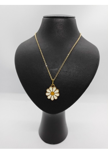 Balık Hediyelik Papatya Modeli İle Tasarlanmış Kolye Küpe Bileklik Set1029