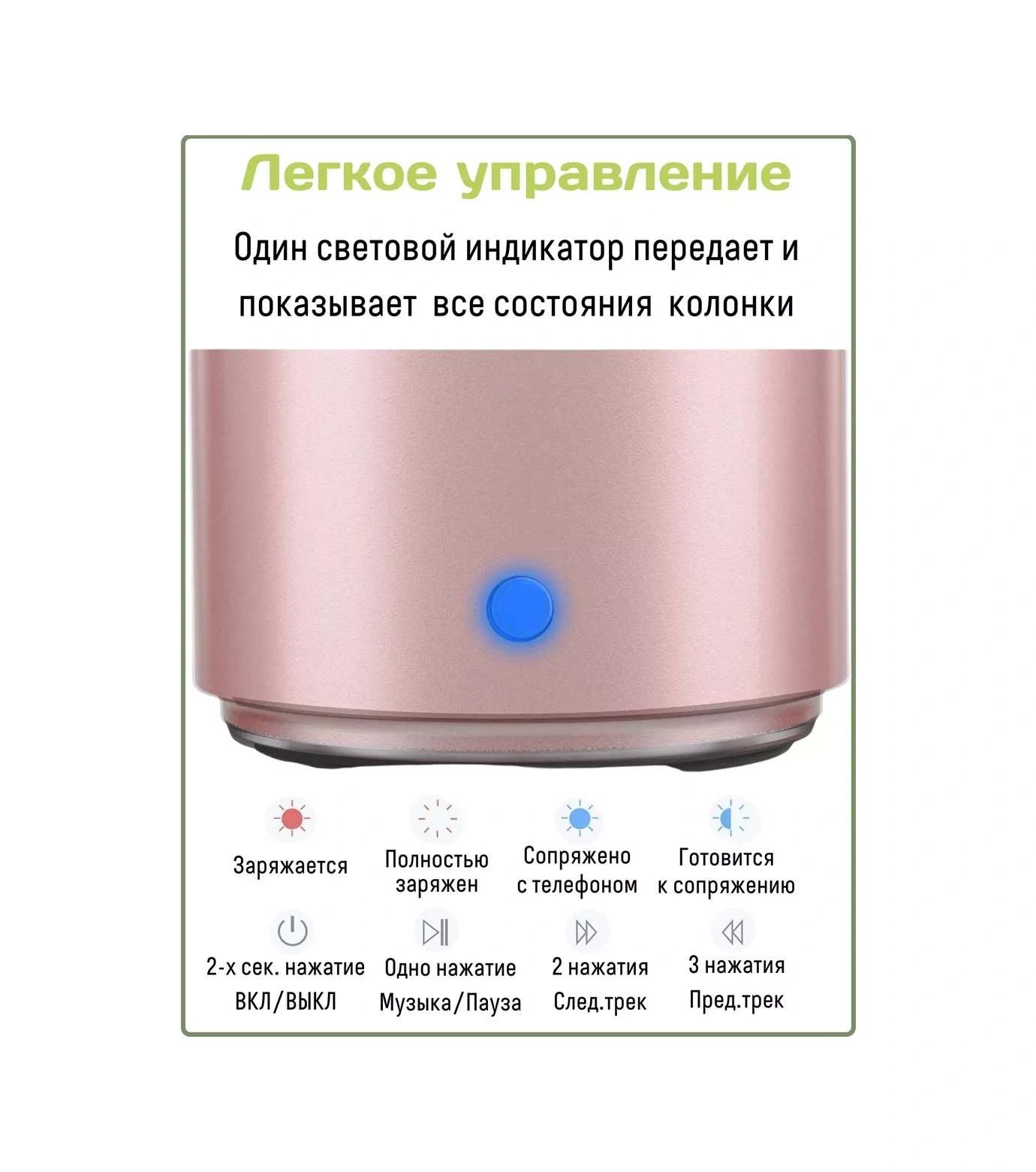 Verikron Küçük Kablosuz Taşınabilir Bluetooth Müzik Hoparlörü 35950713