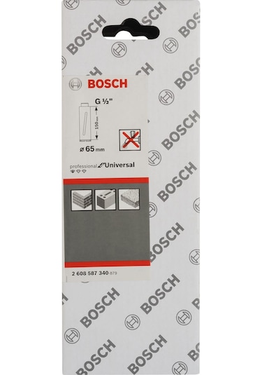 Bosch 65x150 mm 1/2 Elmas Kuru Karot Ucu G 1/2" - 2608587340