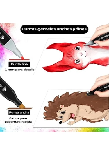 36 Lı Profesyonel Marker Boya Kalem Seti Çantalı