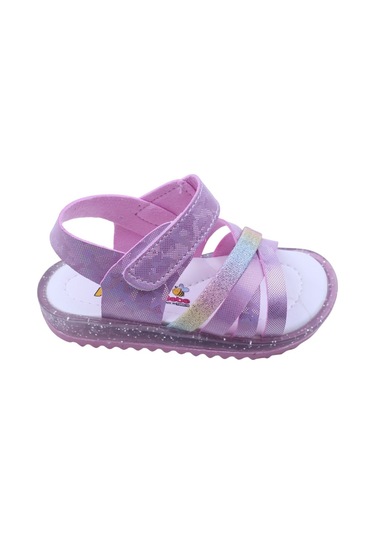 Papuç Sepeti Arzen-2876 Kız Bebek Ortopedik Sandalet 001