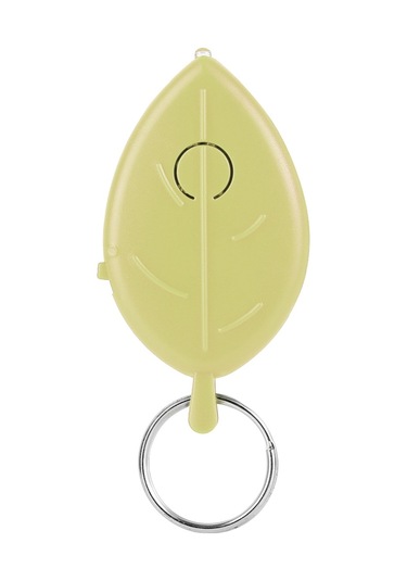 Düdük Ses Kontrolü Anahtar Bulucu Kaybolmaya Karşı Anahtarlık Bulucu İzleyici Yaprak Şekli Sarı