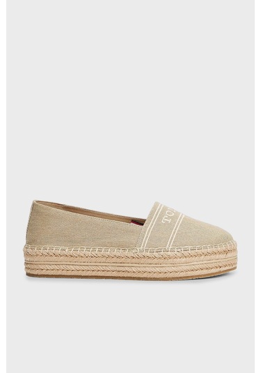 Tommy Hilfiger Bayan Espadril Fw0fw08543 Acc Bej Bej